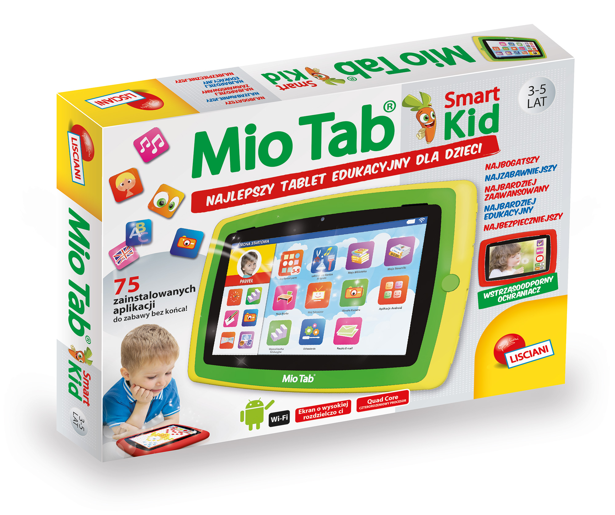 Tablet Edukacyjny Dla 5 Latka Tablet edukacyjny dla najmłodszych Mio Tab Smart Kid 4.0 - RynekZabawek.pl