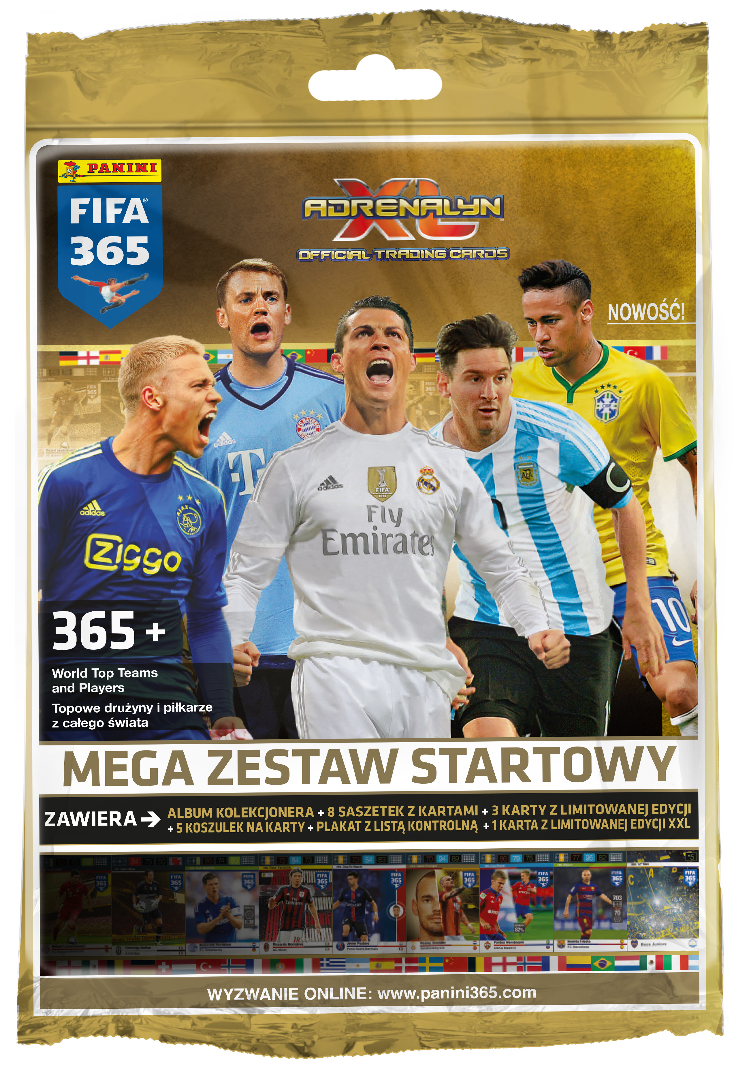 Album FIFA 365 2024, karty piłkarskie, mega zestaw kolekcjonera, Panini -  Panini Kolekcja