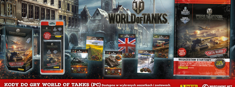 Panini z kolekcją kart World of Tanks Earth Rumble 