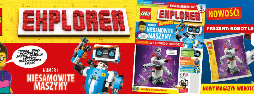 EGMONT: miesięcznik „LEGO EXPLORER” już 17 lipca na rynku!