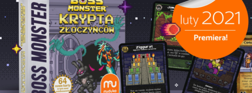 MUDUKO: „Boss Monster – Krypta Złoczyńców” – imponujący dodatek w sprzedaży od lutego