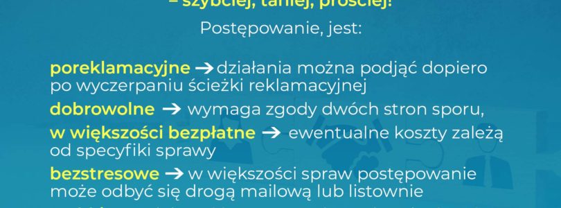 DZIEŃ MEDIACJI – POLUBOWNE ROZSTRZYGANIE SPORÓW KONSUMENCKICH