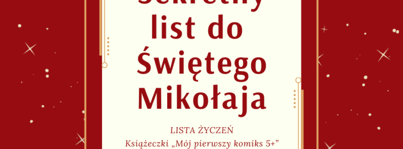 UWAGA KONKURS! EGMONT POLSKA: „Sekretny list do Świętego Mikołaja”