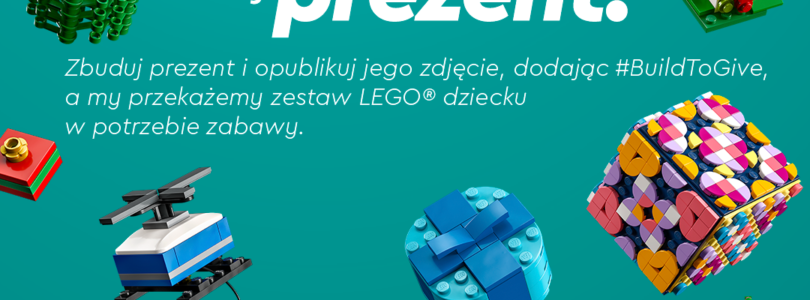 Zbuduj prezent, by przekazać go razem z Grupą LEGO i pomóc dwóm milionom dzieci