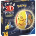 Puzzle 3D: Świecąca kula Pokémon