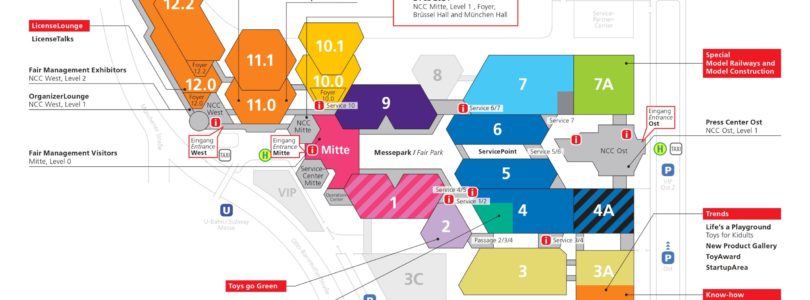 SPIELWARENMESSE 2024: PRZEWODNIK PO HALACH TARGOWYCH