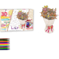 Puzzle 3D do kolorowania
