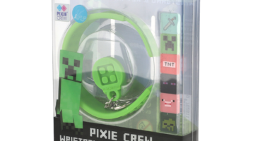 Zestaw Minecraft 3 w 1: Bransoletka + Breloczek + Przypinka