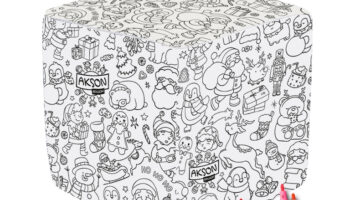 Kostka do kolorowania – Świąteczny Mikołaj 