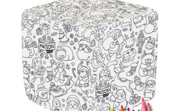 Kostka do kolorowania – Świąteczny Mikołaj 