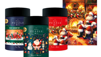 Puzzle świąteczne w tubie 500 el.