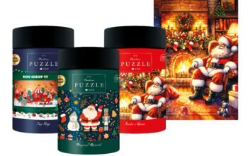 Puzzle świąteczne w tubie 500 el.