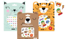 Zestaw naklejek i zmywalnych tatuaży