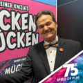 Reiner Knizia podczas targów Spielwarenmesse