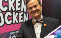 Reiner Knizia podczas targów Spielwarenmesse