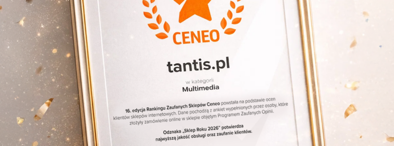Tantis.pl Sklepem Roku w kategorii Multimedia!