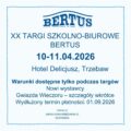 HURTOWNIA BERTUS ZAPRASZA NA TARGI SZKOLNO-BIUROWE