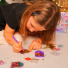 Kreatywne naklejki do ozdabiania z kryształkami Nebulous Stars