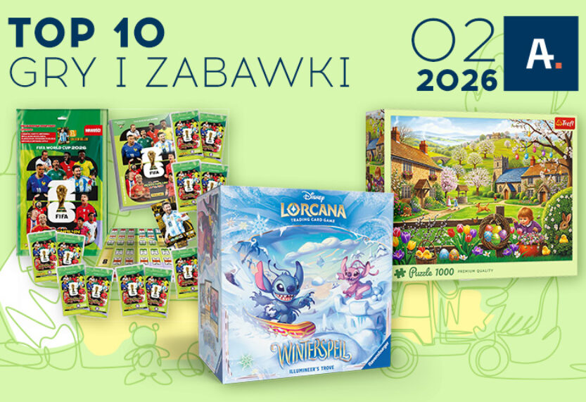 TOP 10 gier i zabawek w Ateneum – luty 2026