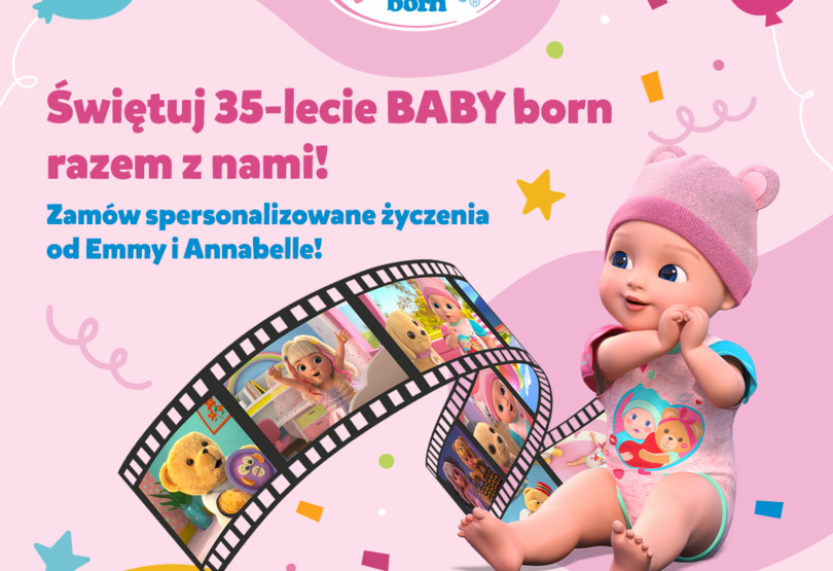 Kultowa lalka BABY born świętuje 35. urodziny!