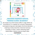 PIŁKARSKIE HITY SPRZEDAŻY: „AKADEMIA MĄDREGO DZIECKA. PIERWSZE SŁOWA NA BOISKU”